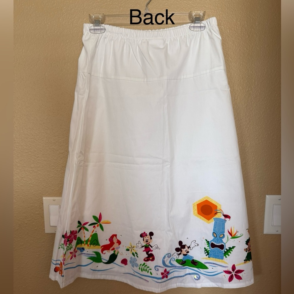 Disney Store White Hawaiian Skirt - Picture 3 of 8